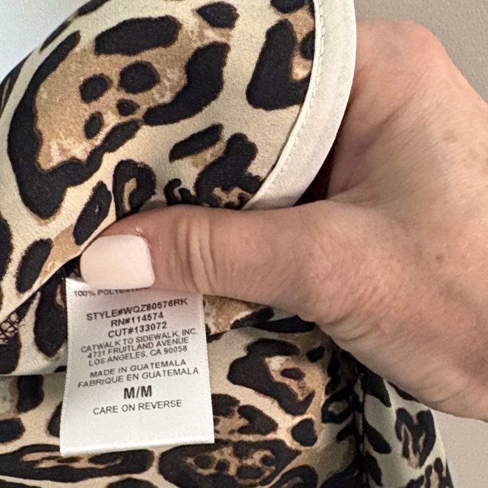 Leopard Print Duster - Picture 7 of 8